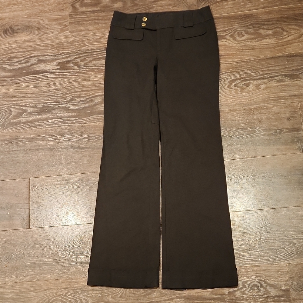 ❤️ NANETTE LEPORE VINTAGE WIDE LEG TEXTURED PANTS / TROUSERS, 2 (26) - Picture 2 of 10